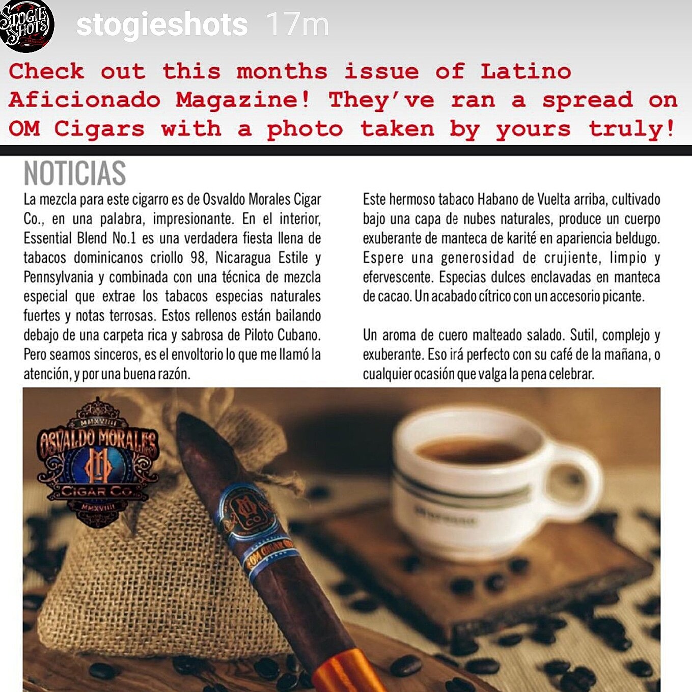 Essential Blend No. 3 tasting notes visual for cigar comparison at O.M. Cigars