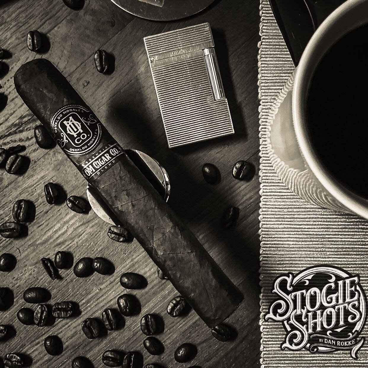 Essential Blend No. 4 box-pressed cigar | O.M. Cigars sampler Essential Blend No. 4 box-pressed cigar laid out for cigar comparison at O.M. Cigars