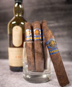 Essential Blend No. 4 box-pressed cigar shown as a sampler-led starting point from O.M. Cigars