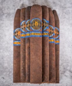 Essential Blend No. 4 box-pressed cigar shown as a sampler-led starting point from O.M. Cigars