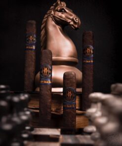 Essential Blend No. 4 box-pressed cigar shown as a sampler-led starting point from O.M. Cigars