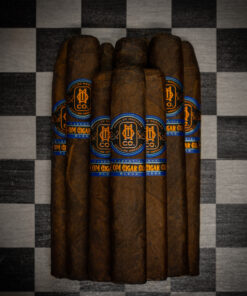 Essential Blend No. 4 box-pressed cigar visual for cigar comparison at O.M. Cigars