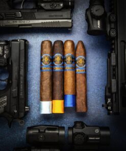 O.M Cigar Sampler’s sampler pack from O.M. Cigars shown for first-order comparison