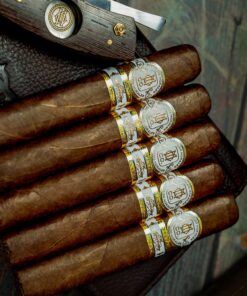 O.M. Cigars 5th Anniversary Edition – Limited Release, Five Packs!!! box-pressed cigar from O.M. Cigars shown for.