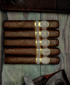 O.M. Cigars 5th Anniversary Edition – Limited Release, Five Packs!!! box-pressed cigar image highlighting a practical.